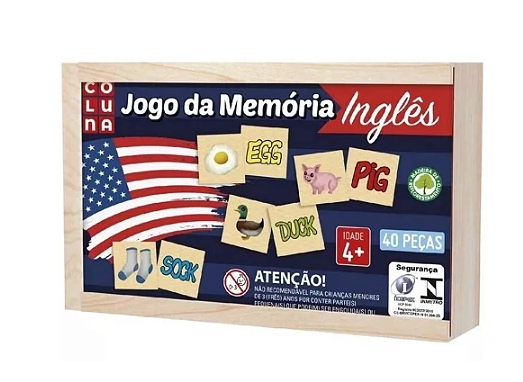 Jogo de Memoria Ingles Coluna