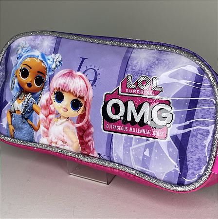 Estojo Simples LOL OMG Luxcel