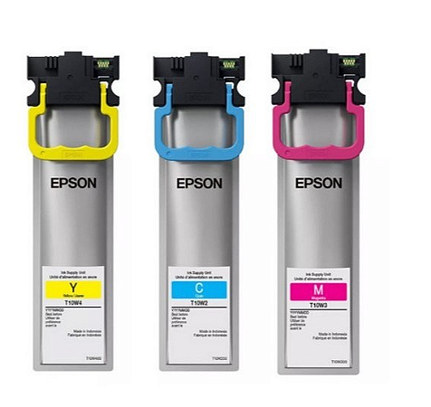 KIT INICIAL 19 ML 3 Bolsas Tintas Originais Epson Workforce t11a1 t11a2 t11a3 Wf-c5810 Wf-c5890