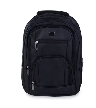 Mochila Unissex Porta Notebook Preta Polo King - MN54122PK