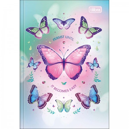 Caderno Capa Dura Brochura 1/4 Pequeno 80 Folhas Deisy Tilibra