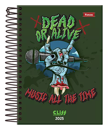 Agenda Espiral  Cliff Anual 2025 176 Folhas Foroni