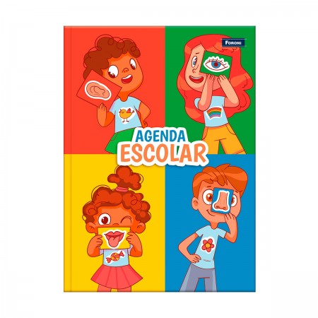 Agenda Escolar Costurada 96 Folhas Foroni