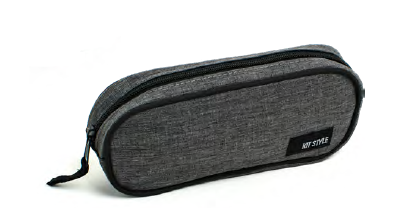 Estojo Cinza Kit Style Simples - Marca KIT
