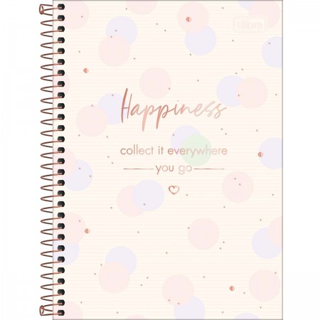 Caderno Espiral Capa Dura 1/4 Pequeno 80 Folhas - Tilibra