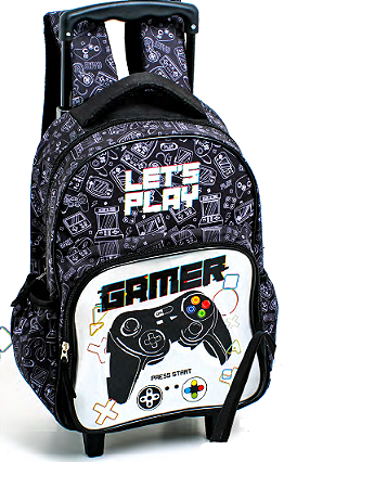 Mochila de Rodinha Gamer - Marca KIT