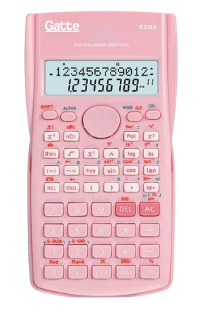 Calculadora Cientifica Cores Pasteis 82MS-C SORTIDA - Gatte