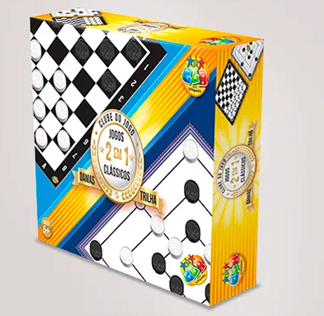 Damas e Trilha 2 em 1 - GGB brinquedos