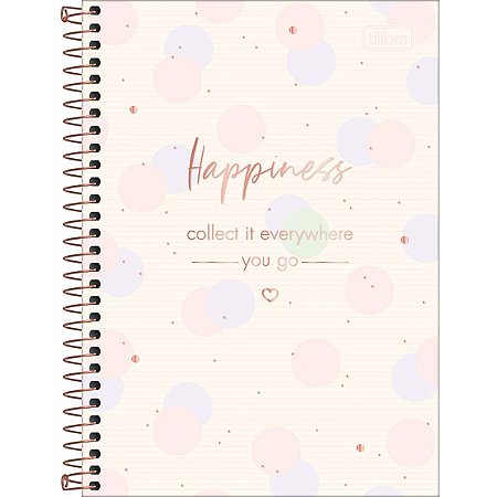 Caderno Espiral Capa Dura 1/4 Pequeno Soho 80 Folhas - Tilibra