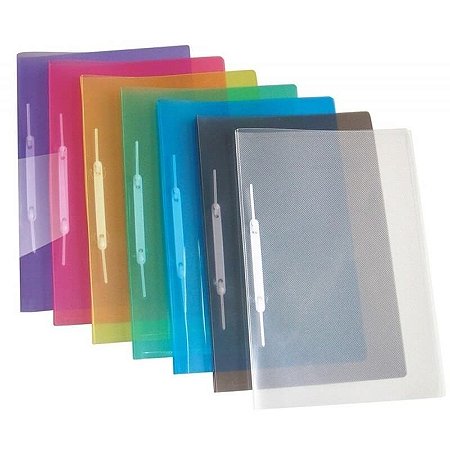Pasta Com Grampo Trilho Plastica Oficio SORTIDO - ACP