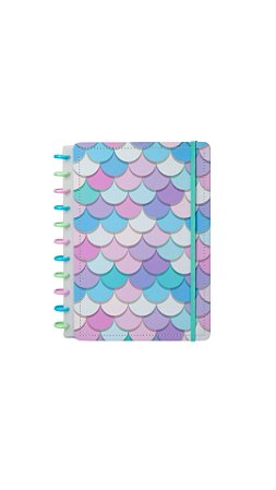 Caderno de Disco Mermaid M 80 Folhas - Diskô