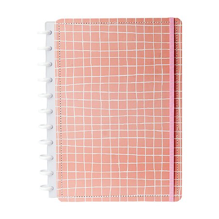 Caderno de Disco Candy Quadri Rosa G - Diskô