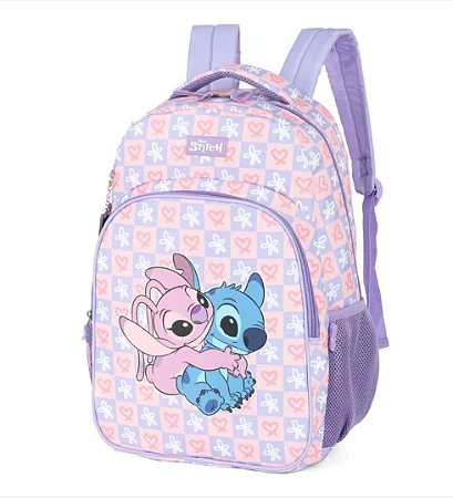 Mochila de Costas Stitch Lilás - Luxcel
