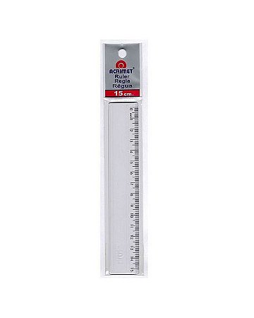 Regua Plastica 15cm - Acrimet
