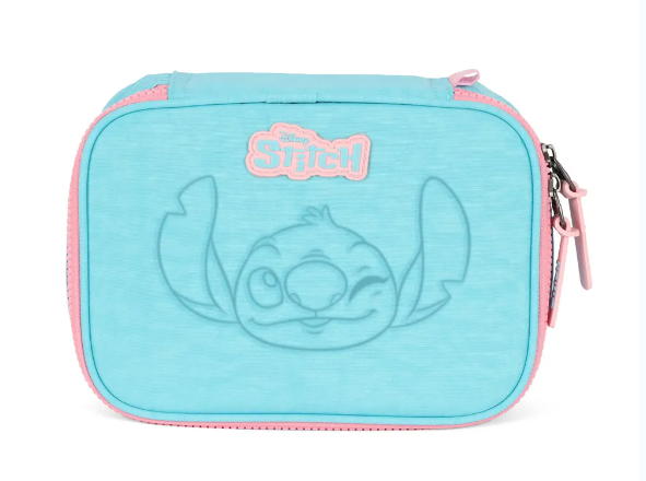 Estojo Box Escolar Disney Stitch Bordado Cores - Luxcel