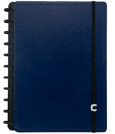 Caderno Inteligente Dark Blue A5 80 Folhas - Caderno Inteligente