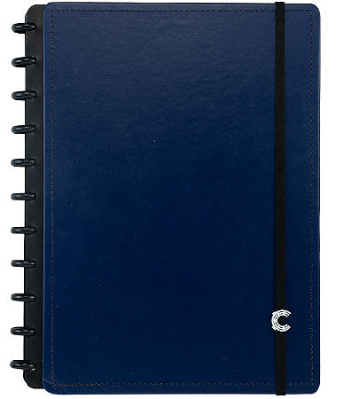 Caderno Inteligente Dark Blue Médio 80 Folhas - Caderno Inteligente
