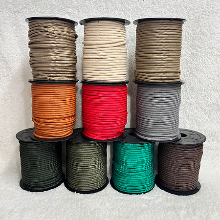 Cordão Safira Polipropileno 5mm - Cordão Náutico Trançado com Alma