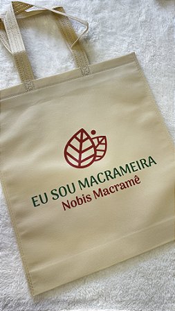 Bag Sou Macrameira - Nobis Macramê