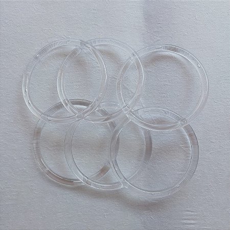 Kit 6 Argolas de Acrílico