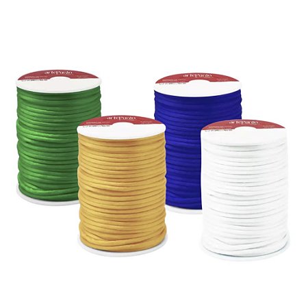 KIT COPA 2026 - 4 Cordão Cetim 1mm (50m cada)