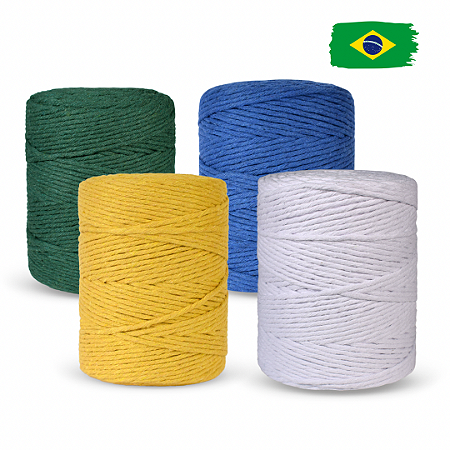 KIT COPA 2026 - 4 Barbante Spesso 24 fios EuroRoma (1kg cada)