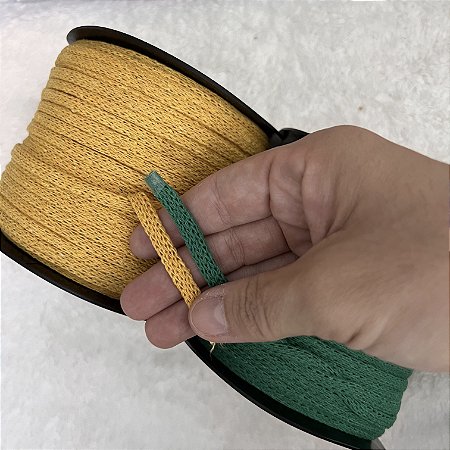 KIT COPA 2026 - 2 Cordão de Algodão Agulhado (100m cada rolo)