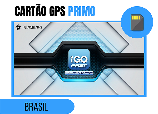 Cartão Navegador GPS IGO Primo Fast Ultimate 2026