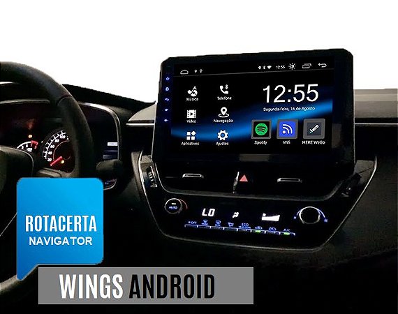 Navegador Gps Central Wings Conecta 10 Toyota / iGo Android
