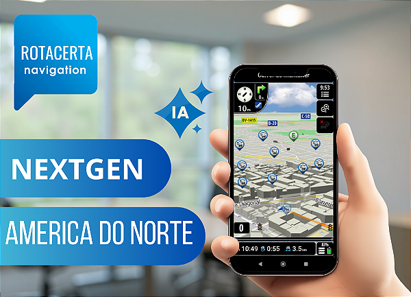 iGo Nextgen Android / Mapas America do Norte
