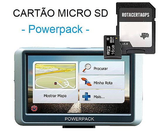 Cartão Micro Sd GPS Powerpack / iGo Lambo Completo - RotacertaGps -  Atualização Gps iGo