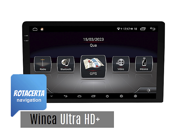 Navegador Gps Winca Ultra HD+ Gold Series - Android