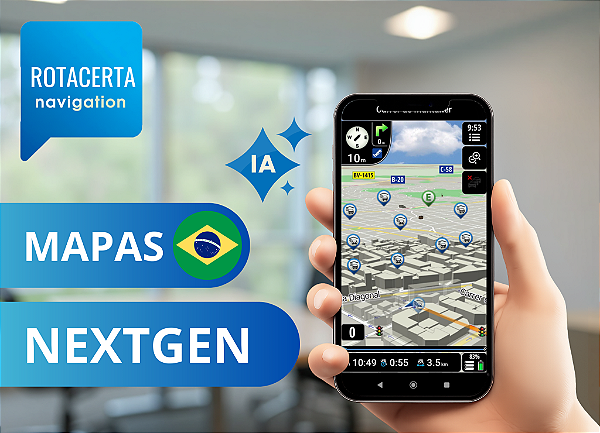 IGO Nextgen Android Para Smartphone - Mapas Brasil + Radar 2026