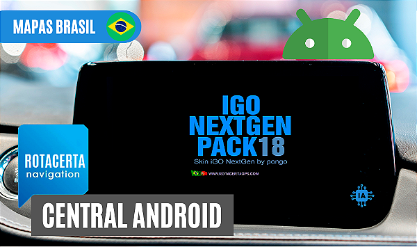 Navegador GPS iGO Mirror 2026 - Central multimidia Android