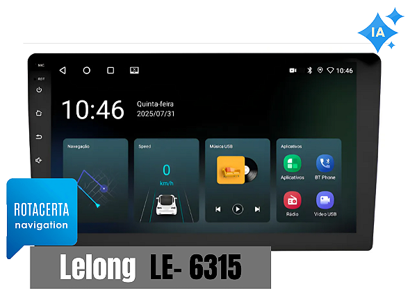 Atualização Gps Central multimidia Lelong LE-6315 Android