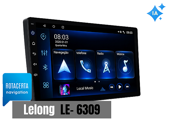 Atualização Gps Central multimidia Lelong LE 6309 Android