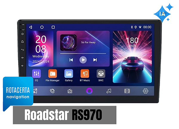 Atualização Gps Multimidia Roadstar RS 970 Android - iGO 2026