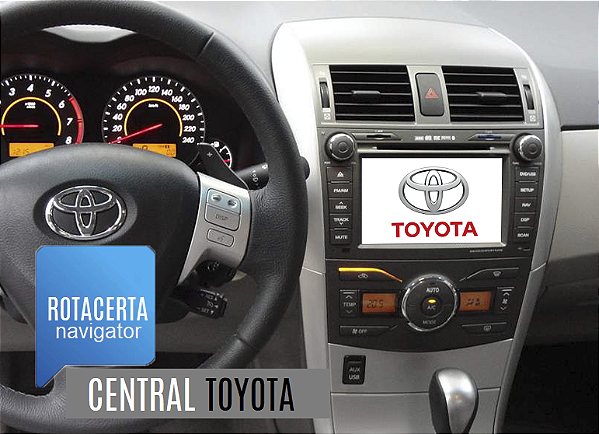 Atualização Gps 2025 Central Toyota Corolla / Etios Original