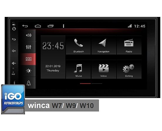 Atualização Gps Central Winca WPro- W7 / W9/ W10 / Android  iGo