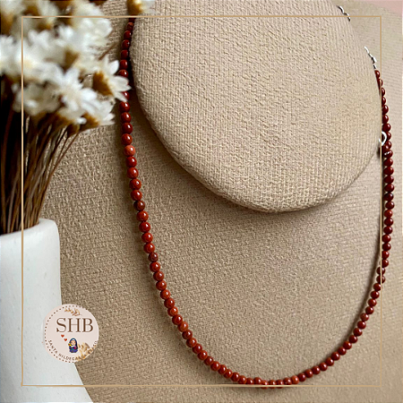Choker - Jaspe Vermelho