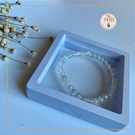 Coleçao Amor - Pulseira de Cristal da Rocha