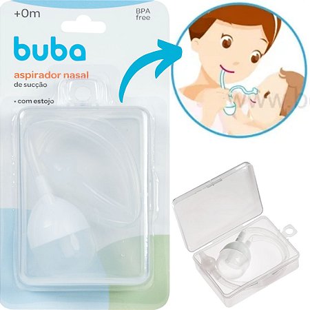 ASPIRADOR NASAL DE SUCCCAO COM ESTOJO - BUBA