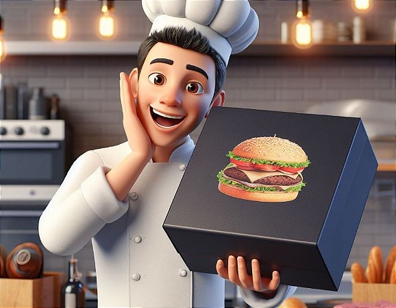 Caixa para Burguer