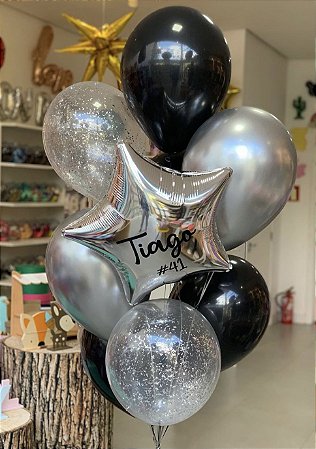 Buquê de balões Personalizado - Confetti Festas - Os melhores artigos para  sua festa