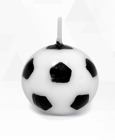 Vela Bola de Futebol - Confetti Festas - Os melhores artigos para sua festa