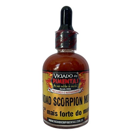Molho de Pimenta Viciado em Pimentas Trindad Scorpion 60ml