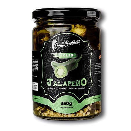 Picles de Jalapeno 350g Chilli Brothers