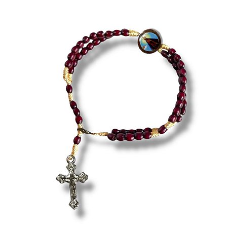 Terço Pulso Nossa Senhora Aparecida 22cm