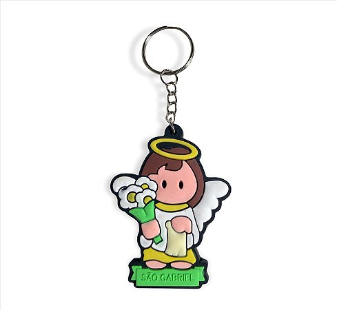 Chaveiro Emborrachado São Gabriel Arcanjo
