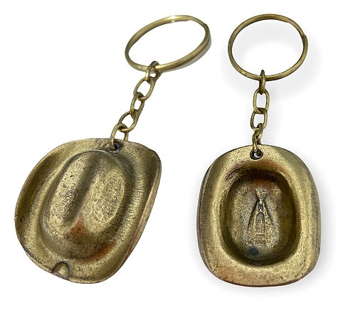 Chaveiro Chapeu de Nossa Senhora Aparecida Metal Zamak